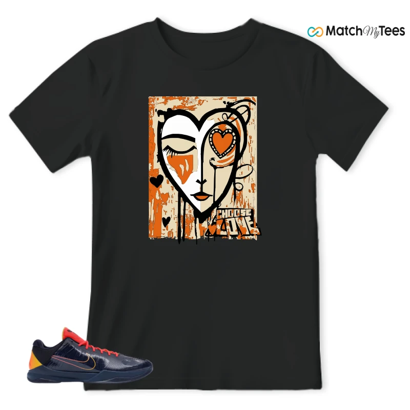 NIKE KOBE 5 PROTRO CAITLIN CLARK INDIANA FEVER SNEAKER Matching Tees t-shirt