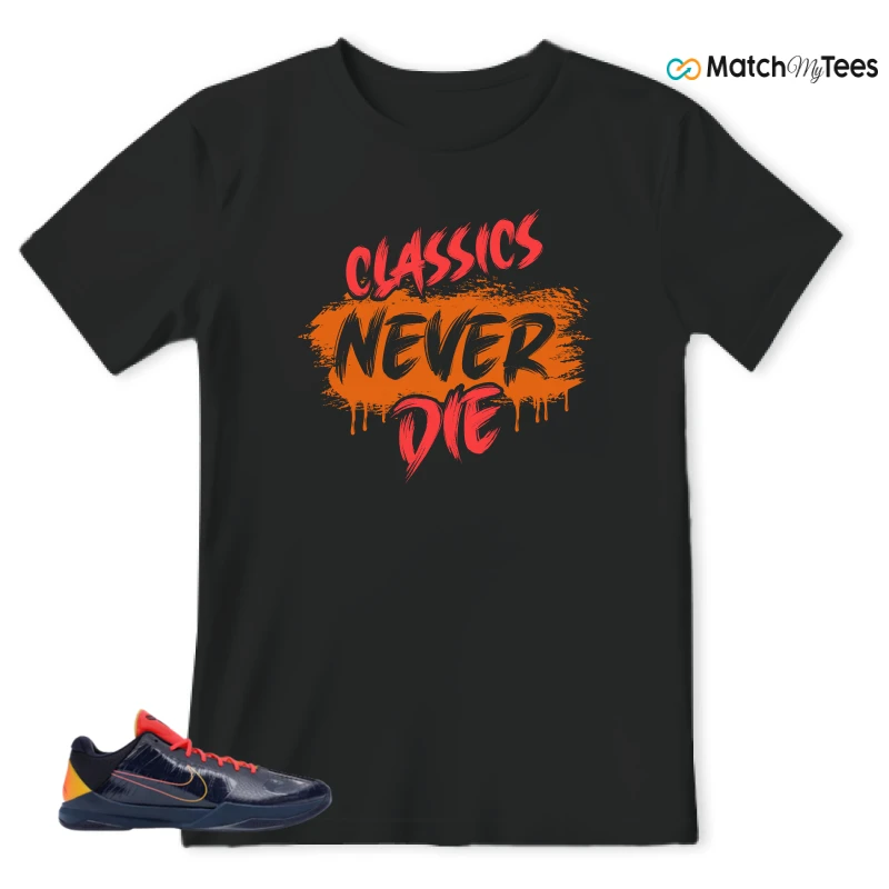 NIKE KOBE 5 PROTRO CAITLIN CLARK INDIANA FEVER SNEAKER Matching Tees t-shirt