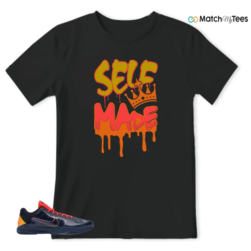 NIKE KOBE 5 PROTRO CAITLIN CLARK INDIANA FEVER SNEAKER Matching Tees t-shirt