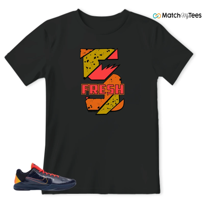 NIKE KOBE 5 PROTRO CAITLIN CLARK INDIANA FEVER SNEAKER Matching Tees t-shirt