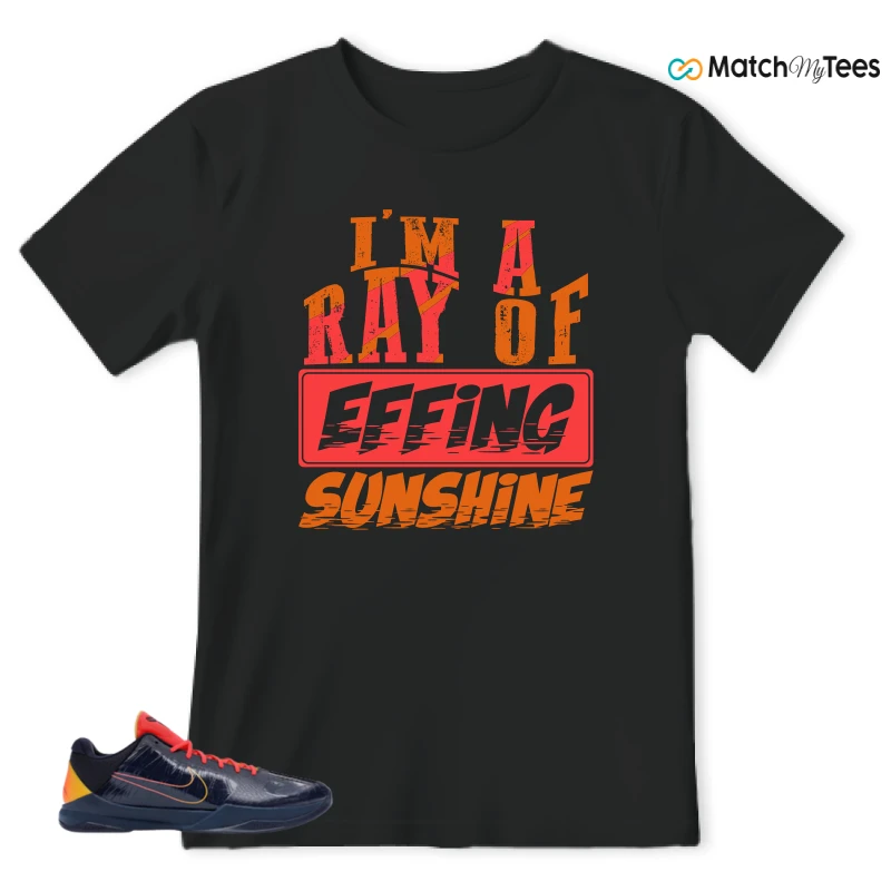 NIKE KOBE 5 PROTRO CAITLIN CLARK INDIANA FEVER SNEAKER Matching Tees t-shirt