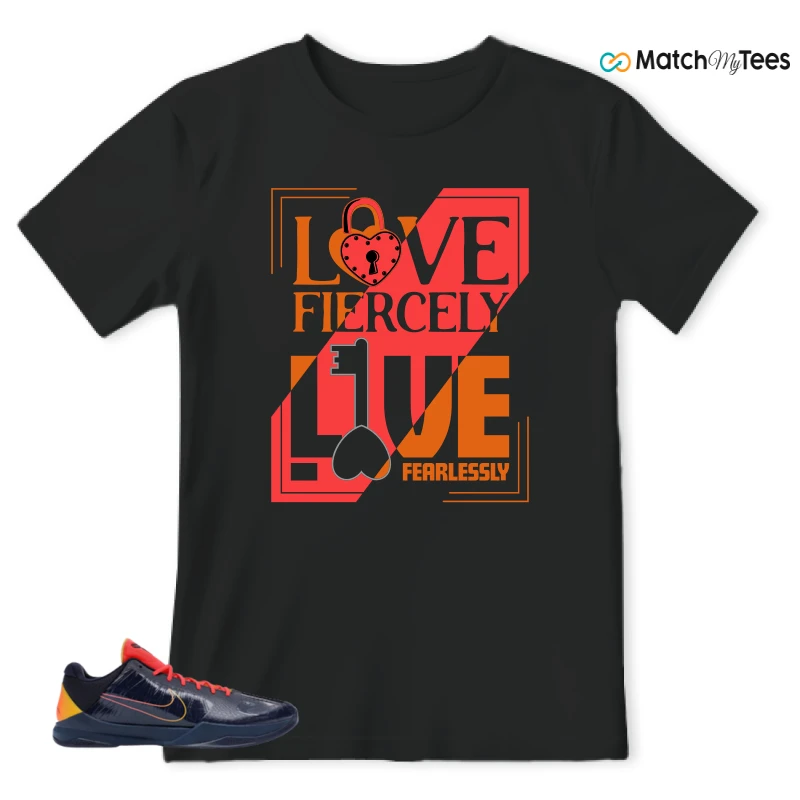 NIKE KOBE 5 PROTRO CAITLIN CLARK INDIANA FEVER SNEAKER Matching Tees t-shirt