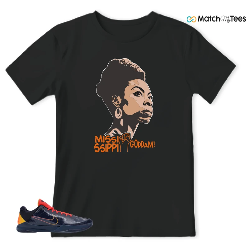 NIKE KOBE 5 PROTRO CAITLIN CLARK INDIANA FEVER SNEAKER Matching Tees t-shirt