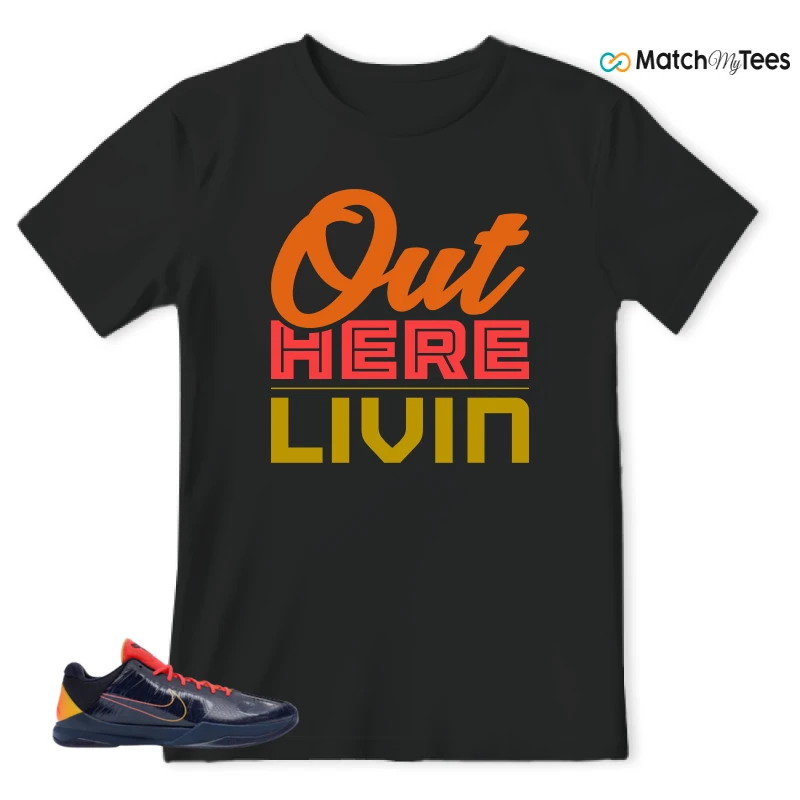 NIKE KOBE 5 PROTRO CAITLIN CLARK INDIANA FEVER SNEAKER Matching Tees t-shirt