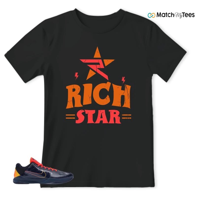 NIKE KOBE 5 PROTRO CAITLIN CLARK INDIANA FEVER SNEAKER Matching Tees t-shirt