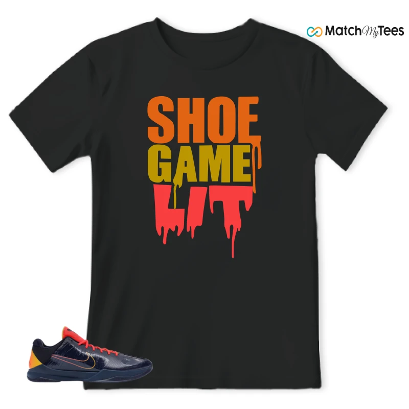 NIKE KOBE 5 PROTRO CAITLIN CLARK INDIANA FEVER SNEAKER Matching Tees t-shirt