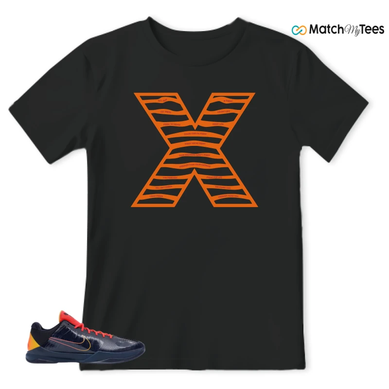 NIKE KOBE 5 PROTRO CAITLIN CLARK INDIANA FEVER SNEAKER Matching Tees t-shirt