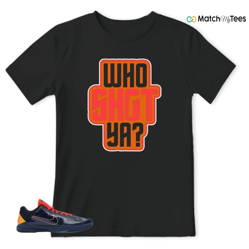 NIKE KOBE 5 PROTRO CAITLIN CLARK INDIANA FEVER SNEAKER Matching Tees t-shirt