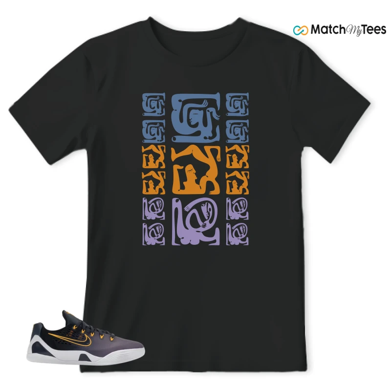 NIKE KOBE 9 EM LOW FADE (GS) SNEAKER Matching Tees t-shirt