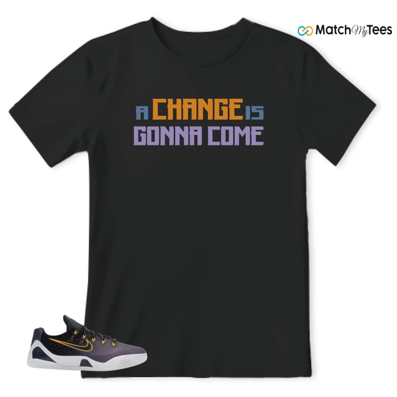 NIKE KOBE 9 EM LOW FADE (GS) SNEAKER Matching Tees t-shirt