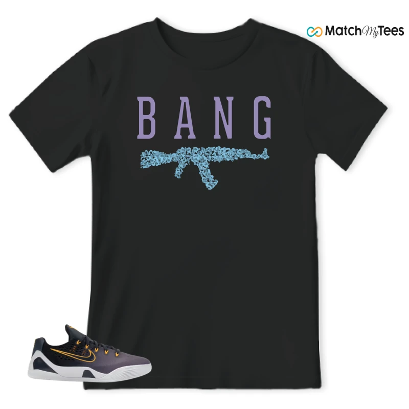 NIKE KOBE 9 EM LOW FADE (GS) SNEAKER Matching Tees t-shirt