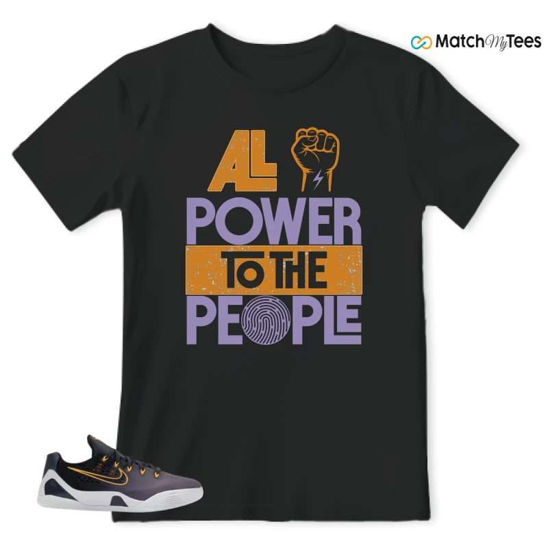 NIKE KOBE 9 EM LOW FADE (GS) SNEAKER Matching Tees t-shirt