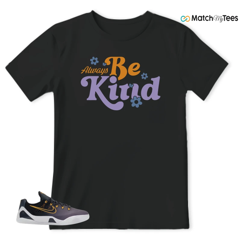 NIKE KOBE 9 EM LOW FADE (GS) SNEAKER Matching Tees t-shirt