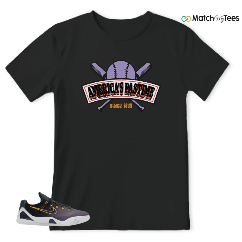NIKE KOBE 9 EM LOW FADE (GS) SNEAKER Matching Tees t-shirt