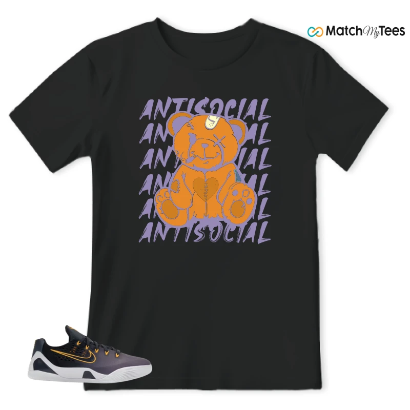 NIKE KOBE 9 EM LOW FADE (GS) SNEAKER Matching Tees t-shirt