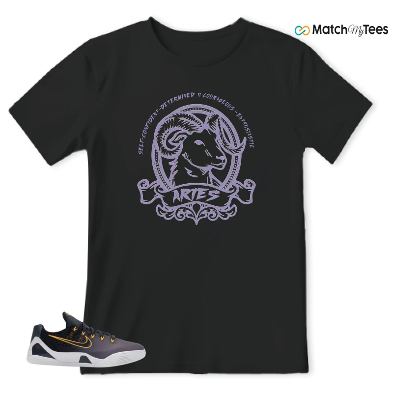 NIKE KOBE 9 EM LOW FADE (GS) SNEAKER Matching Tees t-shirt