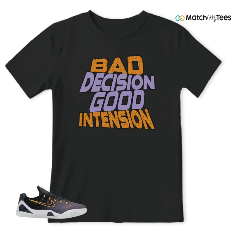 NIKE KOBE 9 EM LOW FADE (GS) SNEAKER Matching Tees t-shirt