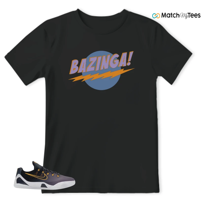 NIKE KOBE 9 EM LOW FADE (GS) SNEAKER Matching Tees t-shirt