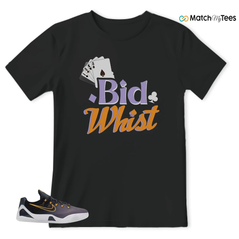 NIKE KOBE 9 EM LOW FADE (GS) SNEAKER Matching Tees t-shirt