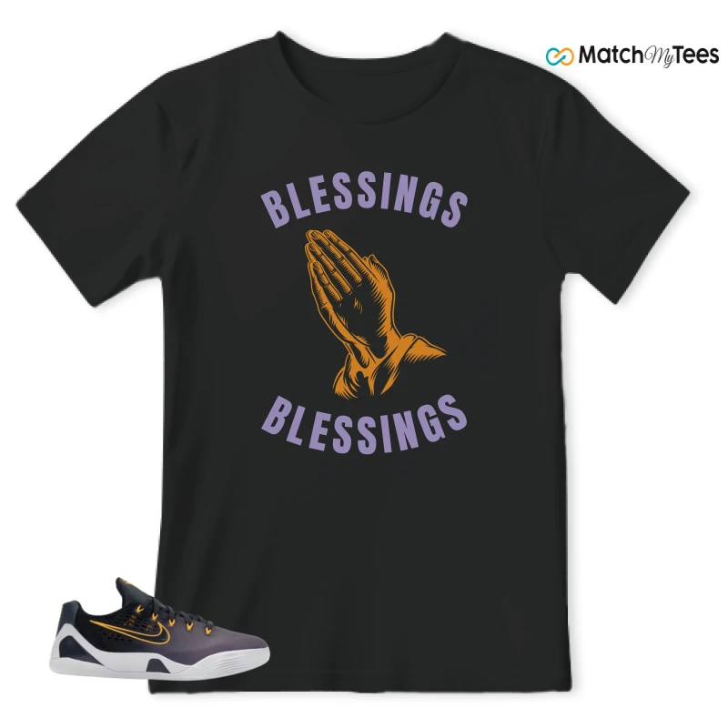 NIKE KOBE 9 EM LOW FADE (GS) SNEAKER Matching Tees t-shirt