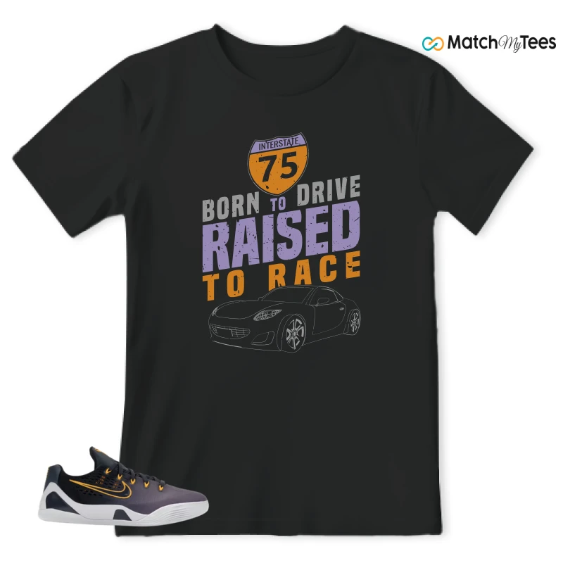 NIKE KOBE 9 EM LOW FADE (GS) SNEAKER Matching Tees t-shirt
