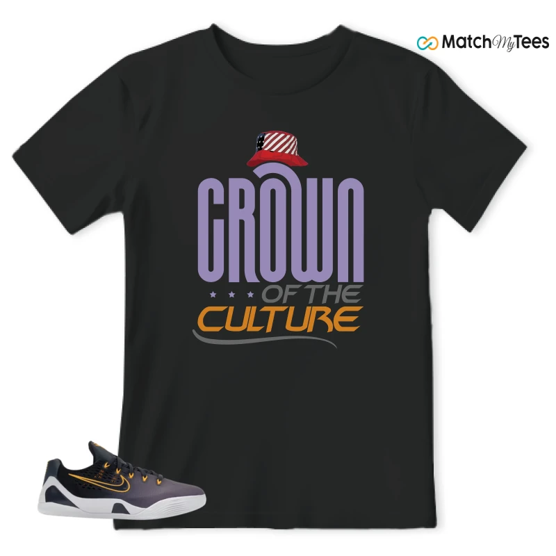 NIKE KOBE 9 EM LOW FADE (GS) SNEAKER Matching Tees t-shirt