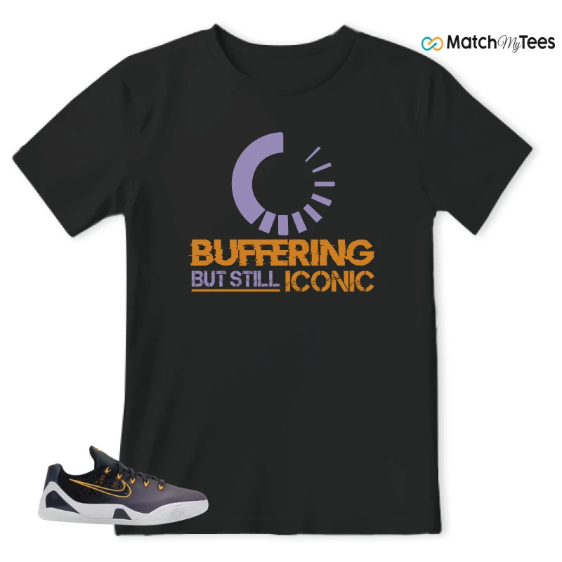 NIKE KOBE 9 EM LOW FADE (GS) SNEAKER Matching Tees t-shirt