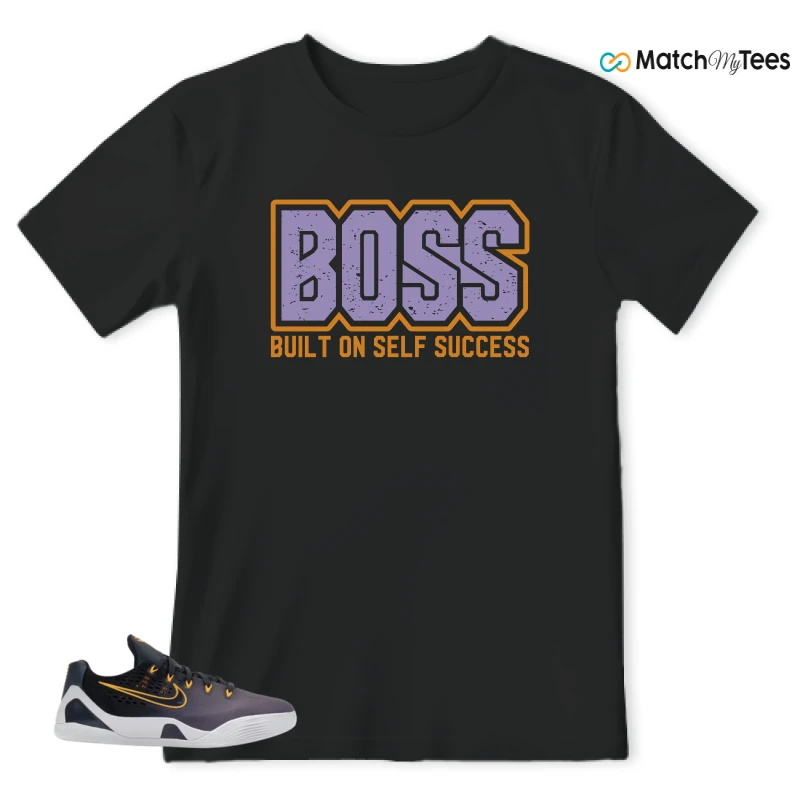 NIKE KOBE 9 EM LOW FADE (GS) SNEAKER Matching Tees t-shirt