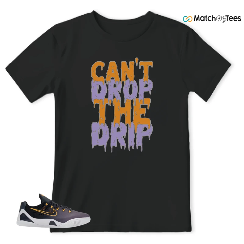 NIKE KOBE 9 EM LOW FADE (GS) SNEAKER Matching Tees t-shirt