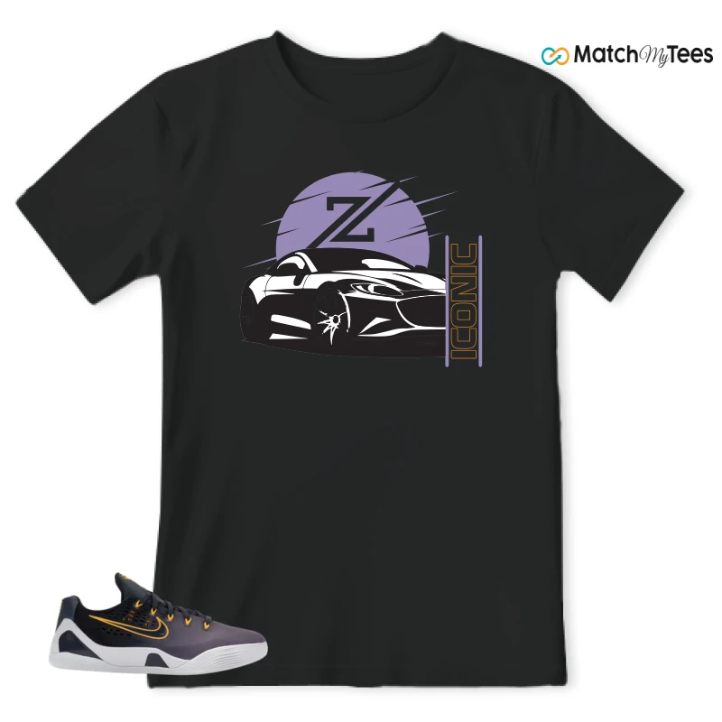 NIKE KOBE 9 EM LOW FADE (GS) SNEAKER Matching Tees t-shirt