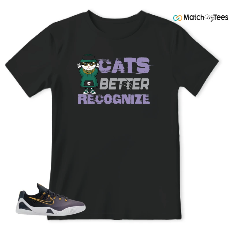 NIKE KOBE 9 EM LOW FADE (GS) SNEAKER Matching Tees t-shirt