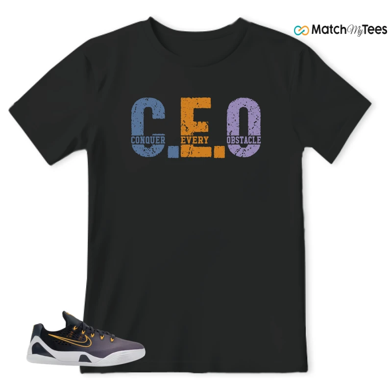 NIKE KOBE 9 EM LOW FADE (GS) SNEAKER Matching Tees t-shirt