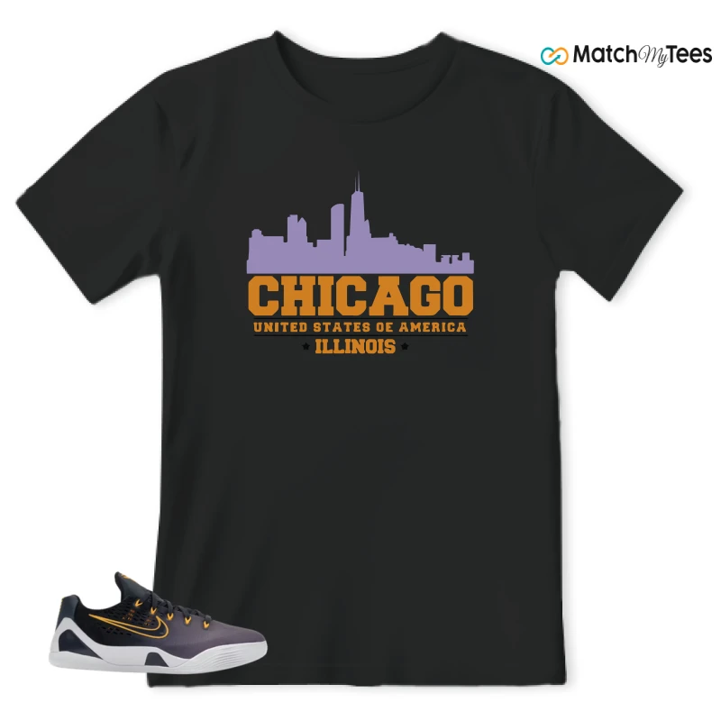 NIKE KOBE 9 EM LOW FADE (GS) SNEAKER Matching Tees t-shirt