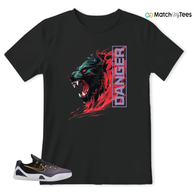 NIKE KOBE 9 EM LOW FADE (GS) SNEAKER Matching Tees t-shirt