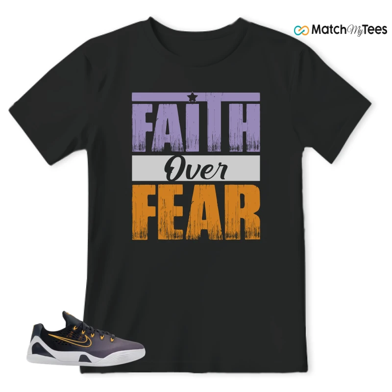 NIKE KOBE 9 EM LOW FADE (GS) SNEAKER Matching Tees t-shirt