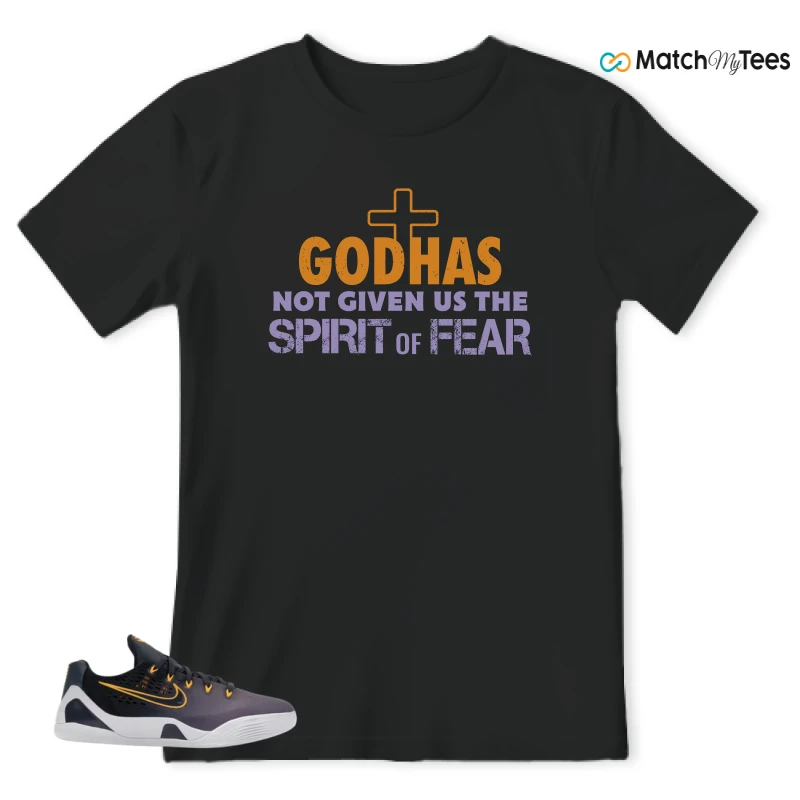 NIKE KOBE 9 EM LOW FADE (GS) SNEAKER Matching Tees t-shirt