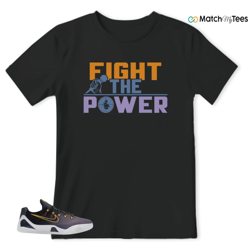 NIKE KOBE 9 EM LOW FADE (GS) SNEAKER Matching Tees t-shirt