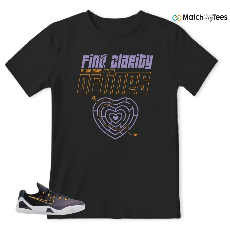 NIKE KOBE 9 EM LOW FADE (GS) SNEAKER Matching Tees t-shirt
