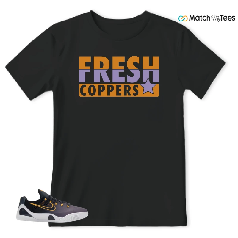 NIKE KOBE 9 EM LOW FADE (GS) SNEAKER Matching Tees t-shirt
