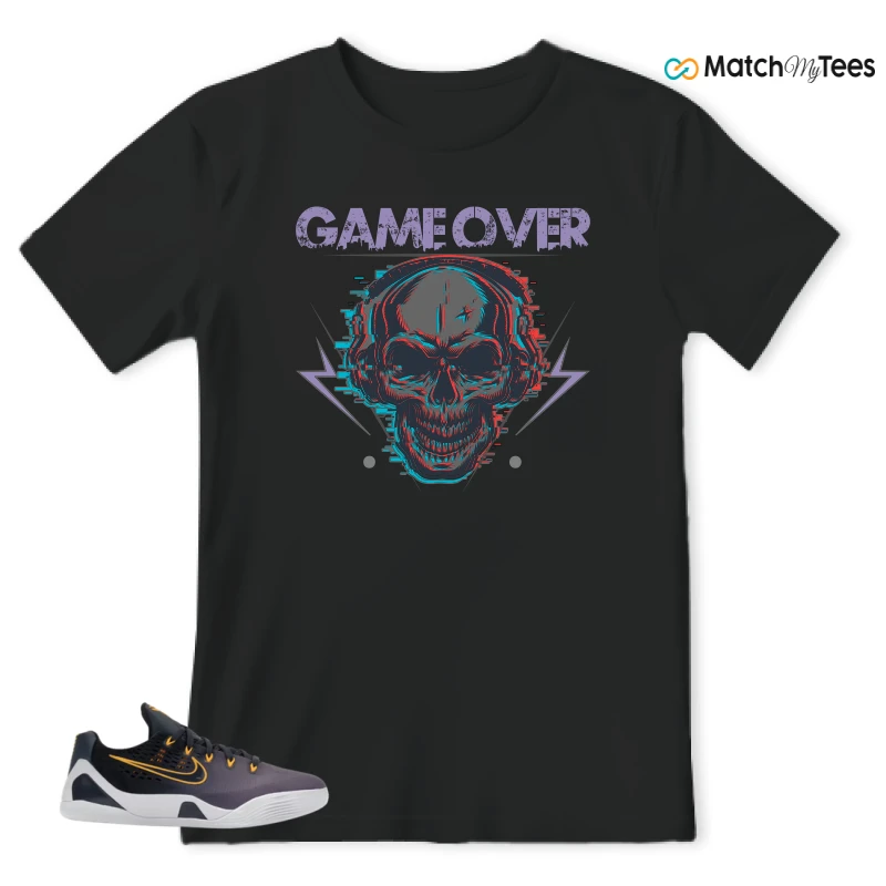 NIKE KOBE 9 EM LOW FADE (GS) SNEAKER Matching Tees t-shirt