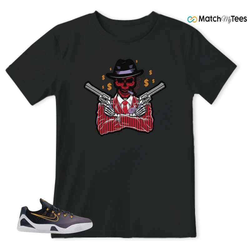 NIKE KOBE 9 EM LOW FADE (GS) SNEAKER Matching Tees t-shirt