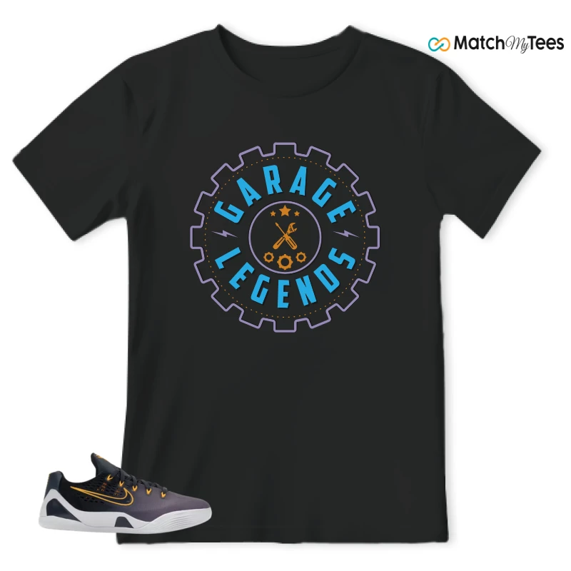 NIKE KOBE 9 EM LOW FADE (GS) SNEAKER Matching Tees t-shirt