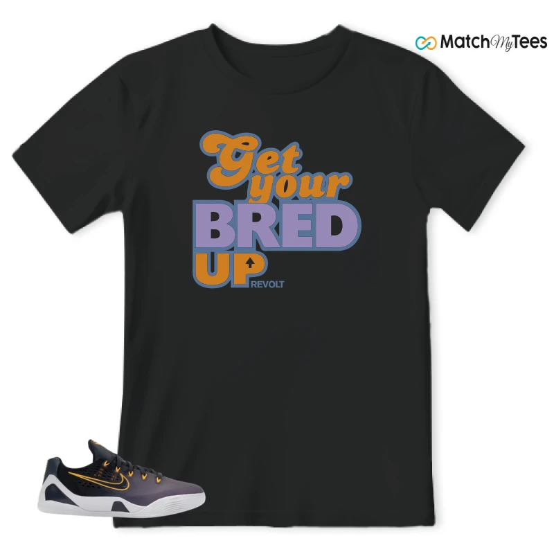 NIKE KOBE 9 EM LOW FADE (GS) SNEAKER Matching Tees t-shirt