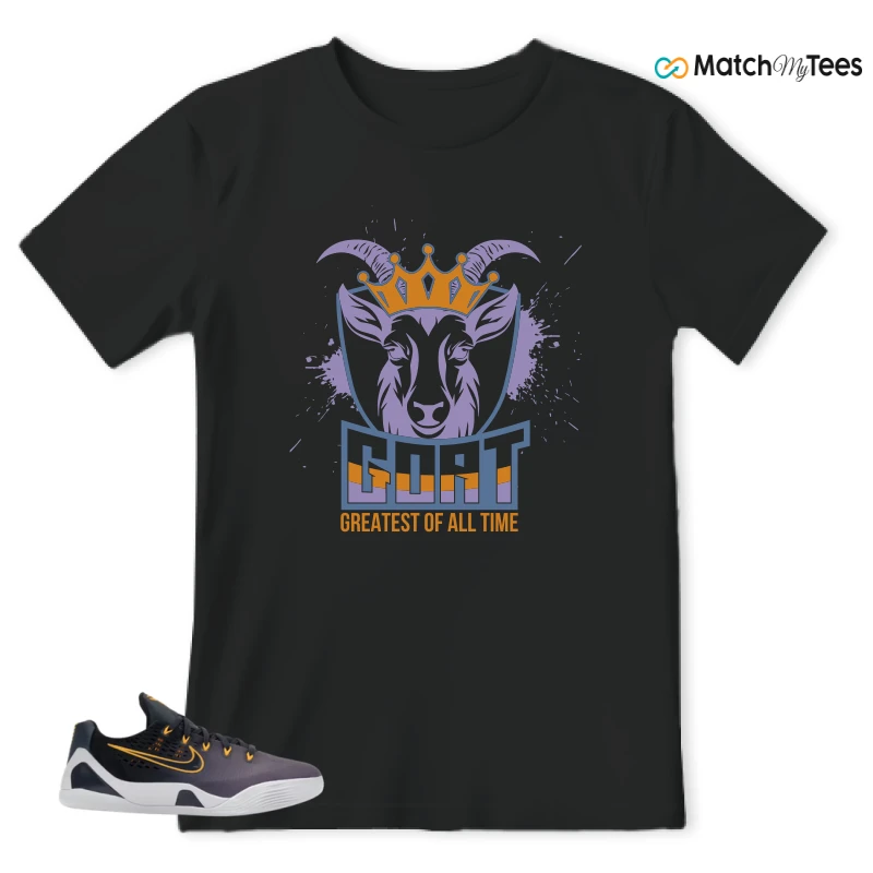NIKE KOBE 9 EM LOW FADE (GS) SNEAKER Matching Tees t-shirt