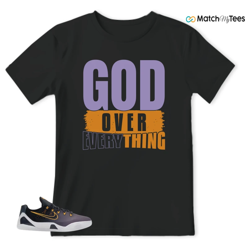 NIKE KOBE 9 EM LOW FADE (GS) SNEAKER Matching Tees t-shirt
