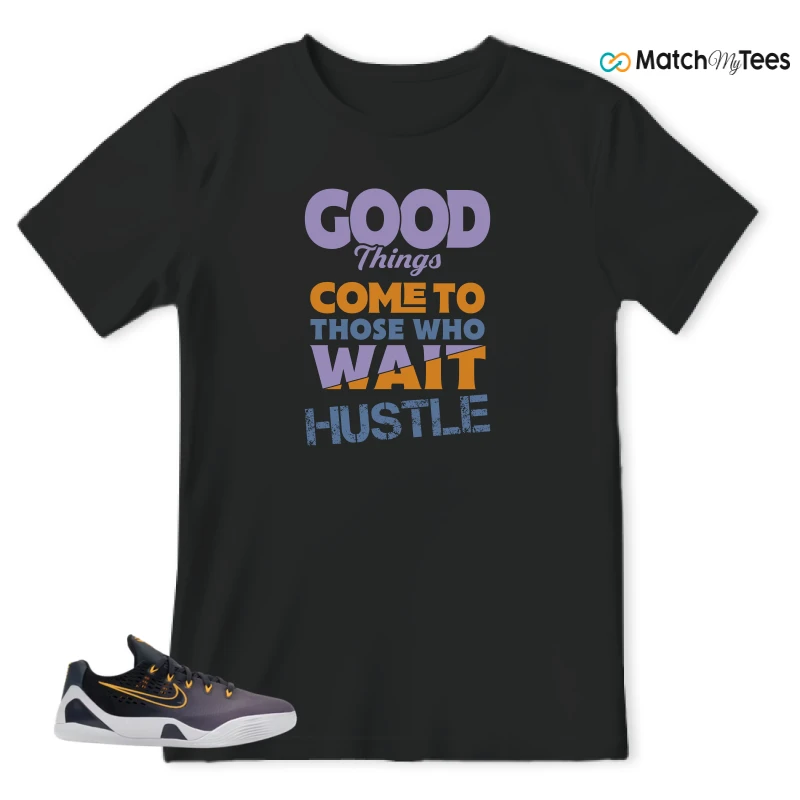 NIKE KOBE 9 EM LOW FADE (GS) SNEAKER Matching Tees t-shirt