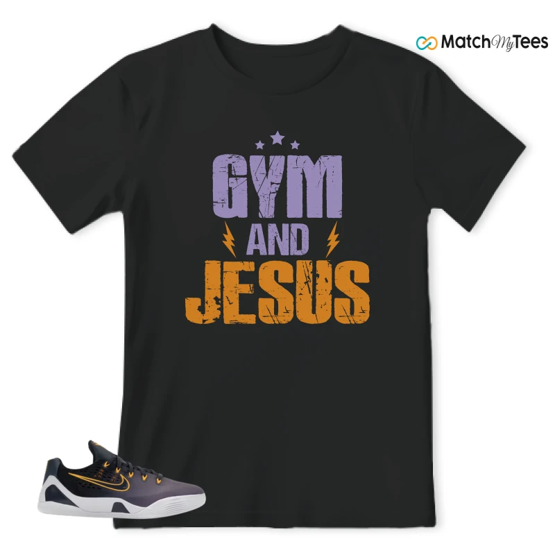 NIKE KOBE 9 EM LOW FADE (GS) SNEAKER Matching Tees t-shirt