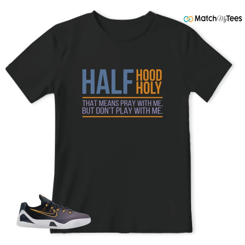 NIKE KOBE 9 EM LOW FADE (GS) SNEAKER Matching Tees t-shirt