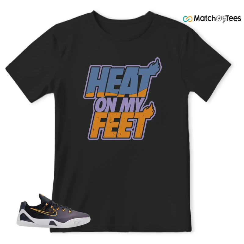 NIKE KOBE 9 EM LOW FADE (GS) SNEAKER Matching Tees t-shirt