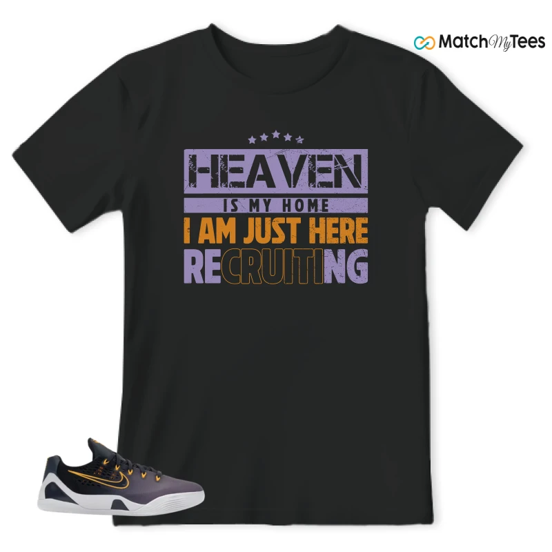NIKE KOBE 9 EM LOW FADE (GS) SNEAKER Matching Tees t-shirt
